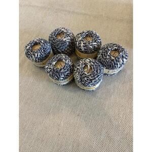 Vtg Reynolds Sonata Linen & Cotton Yarn Color 2196; Dye Lot 0759 6 Balls/Skeins